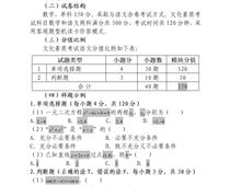 2023年河北省高職單招考試十類 和高職單招對口電子電工類、對口計(jì)算機(jī)類 文化素質(zhì)（數(shù)學(xué)）考試大綱